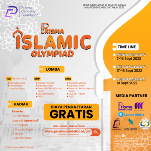 KISI-KISI EVENT PRISMA ISLAMIC OLYMPIAD 2022