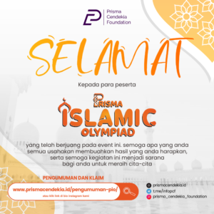 PENGUMUMAN PRISMA ISLAMIC OLYMPIAD