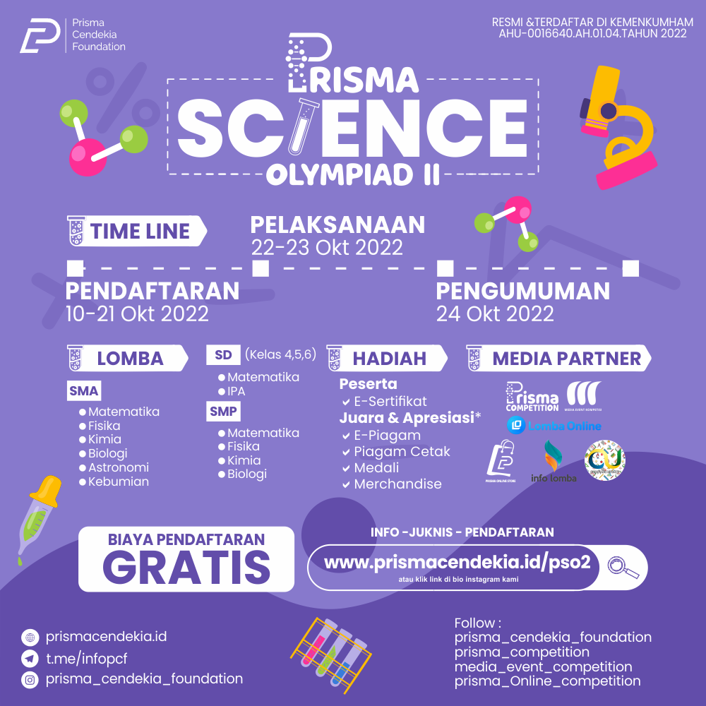 PRISMA SCIENCE OLYMPIAD 2
