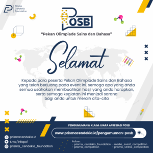PENGUMUMAN PEKAN OLIMPIADE SAINS DAN BAHASA