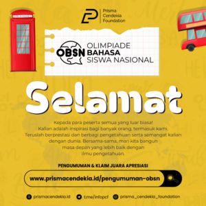PENGUMUMAN OLIMPIADE BAHASA SISWA NASIONAL