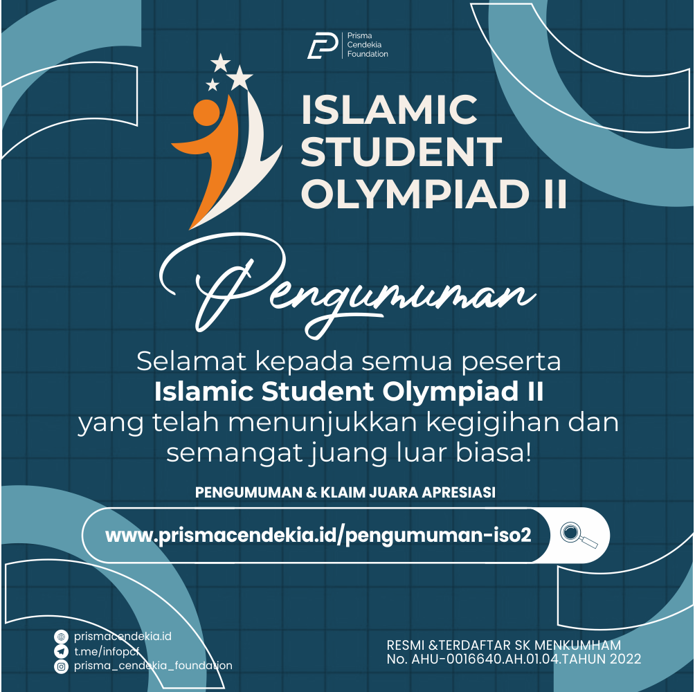 PENGUMUMAN ISLAMIC STUDENT OLYMPIAD II