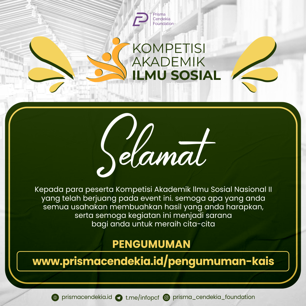 PENGUMUMAN KOMPETISI AKADEMIK ILMU SOSIAL