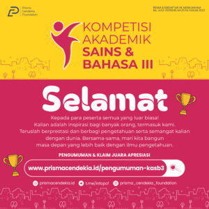 PENGUMUMAN KOMPETISI AKADAMIK SAINS & BAHASA III