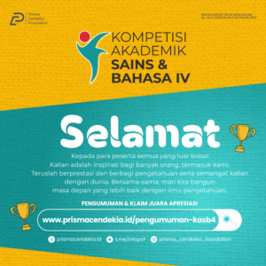 PENGUMUMAN KOMPETISI AKADAMIK SAINS & BAHASA IV