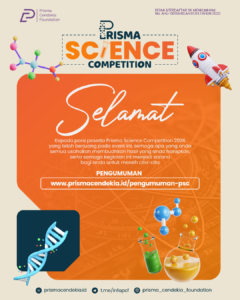 PENGUMUMAN PRISMA SCIENCE COMPETITION 2026
