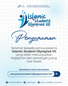 PENGUMUMAN ISLAMIC STUDENT OLYMPIAD VII