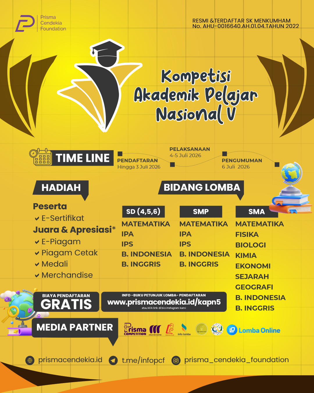 KOMPETISI AKADEMIK PELAJAR NASIONAL V